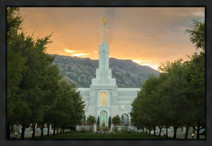 Mount Timpanogos Morning Glory Gallery Wrap