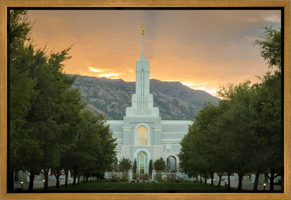 Mount Timpanogos Morning Glory Gallery Wrap