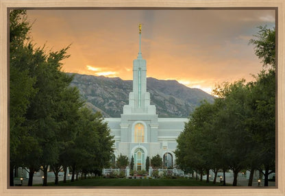 Mount Timpanogos Morning Glory Gallery Wrap