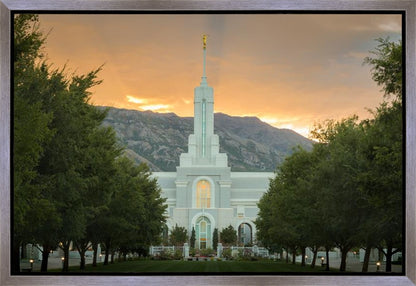 Mount Timpanogos Morning Glory Gallery Wrap