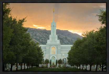 Mount Timpanogos Morning Glory Gallery Wrap