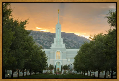 Mount Timpanogos Morning Glory Gallery Wrap