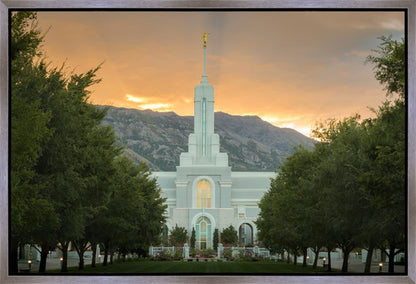 Mount Timpanogos Morning Glory Gallery Wrap