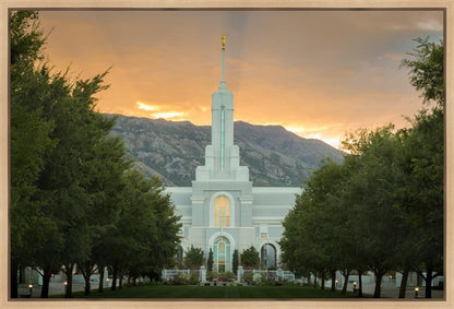 Mount Timpanogos Morning Glory Gallery Wrap