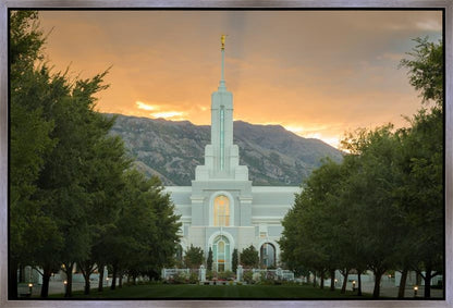 Mount Timpanogos Morning Glory Gallery Wrap