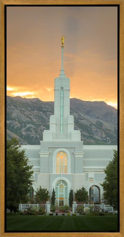 Mount Timpanogos Morning Glory Gallery Wrap