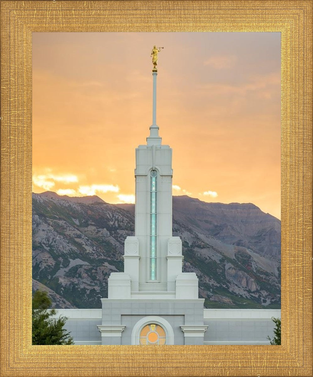 Mount Timpanogos Morning Glory Vertical