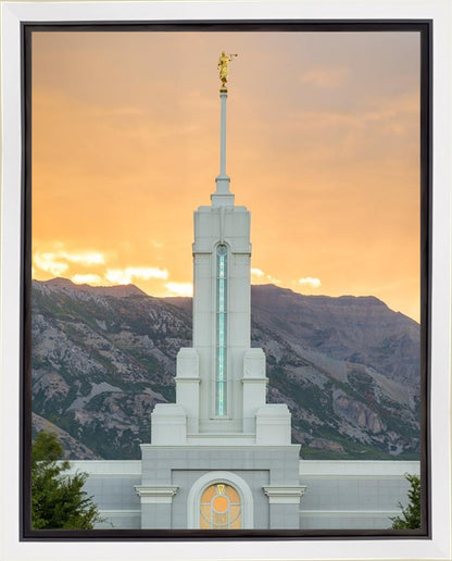 Mount Timpanogos Morning Glory Vertical Gallery Wrap