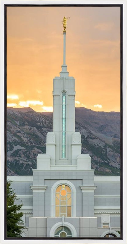 Mount Timpanogos Morning Glory Vertical Gallery Wrap