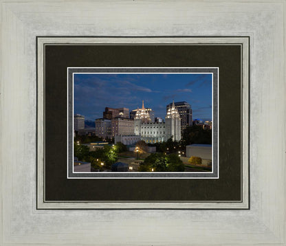 Salt Lake Temple Late Sunset