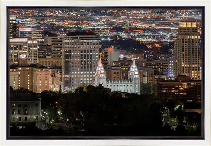 Salt Lake Temple City View Gallery Wrap