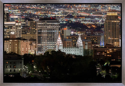Salt Lake Temple City View Gallery Wrap