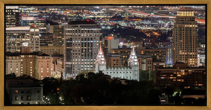 Salt Lake Temple City View Gallery Wrap