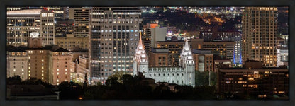 Salt Lake Temple City View Gallery Wrap
