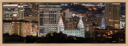 Salt Lake Temple City View Gallery Wrap