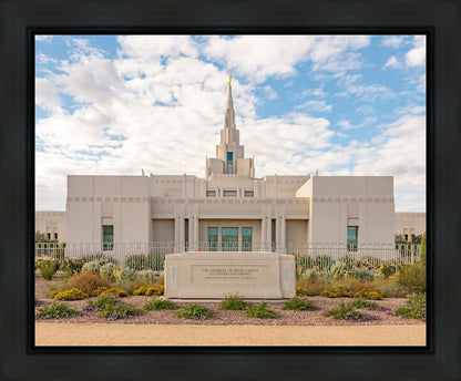 Phoenix Temple Desert Oasis Gallery Wrap