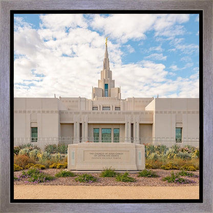 Phoenix Temple Desert Oasis Gallery Wrap