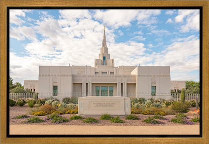 Phoenix Temple Desert Oasis Gallery Wrap