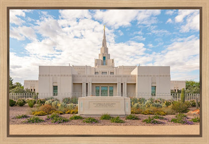 Phoenix Temple Desert Oasis Gallery Wrap