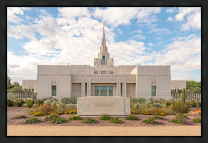 Phoenix Temple Desert Oasis Gallery Wrap