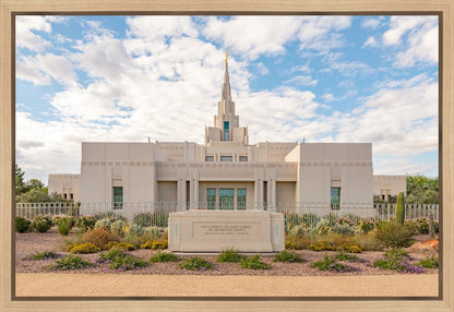 Phoenix Temple Desert Oasis Gallery Wrap