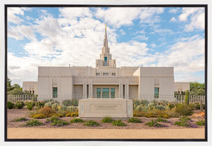 Phoenix Temple Desert Oasis Gallery Wrap