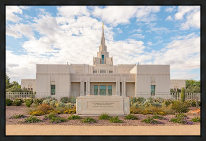 Phoenix Temple Desert Oasis Gallery Wrap