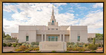 Phoenix Temple Desert Oasis Gallery Wrap