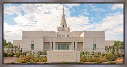 Phoenix Temple Desert Oasis Gallery Wrap