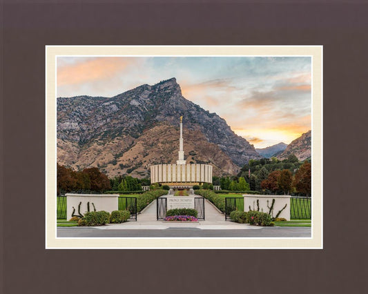 Provo Temple Morning Light