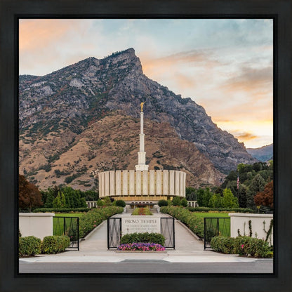 Provo Temple Morning Light Gallery Wrap