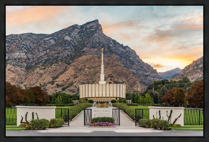 Provo Temple Morning Light Gallery Wrap