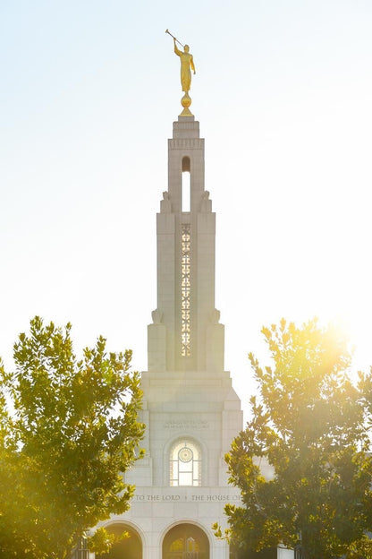 Redlands Temple Heavenly Glow Gallery Wrap