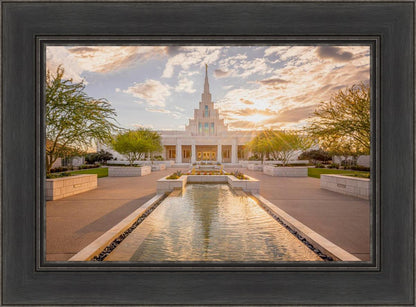 Phoenix Temple Golden Reflections