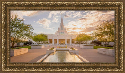 Phoenix Temple Golden Reflections