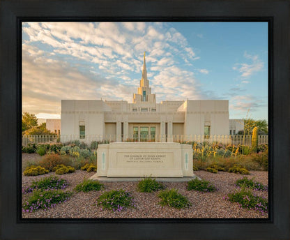 Phoenix Temple Golden Foundations Gallery Wrap