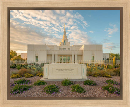 Phoenix Temple Golden Foundations Gallery Wrap