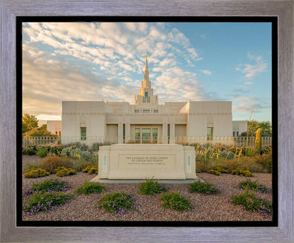 Phoenix Temple Golden Foundations Gallery Wrap