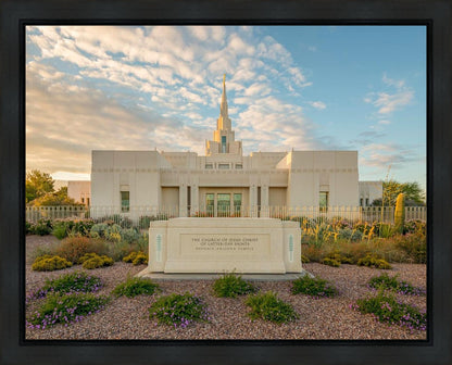 Phoenix Temple Golden Foundations Gallery Wrap