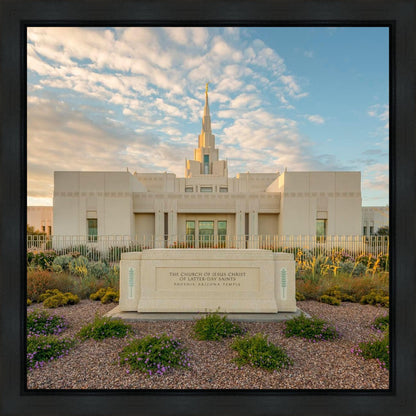 Phoenix Temple Golden Foundations Gallery Wrap