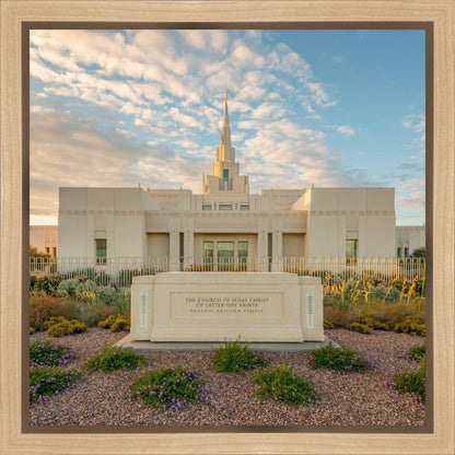 Phoenix Temple Golden Foundations Gallery Wrap