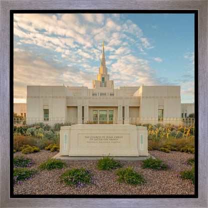 Phoenix Temple Golden Foundations Gallery Wrap