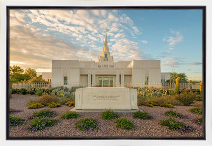 Phoenix Temple Golden Foundations Gallery Wrap