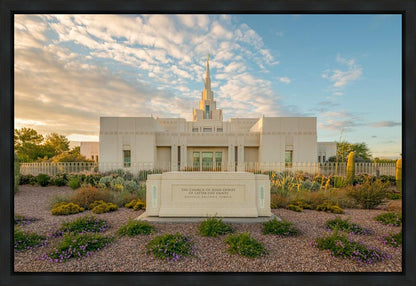 Phoenix Temple Golden Foundations Gallery Wrap