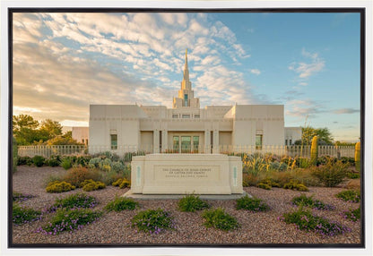 Phoenix Temple Golden Foundations Gallery Wrap