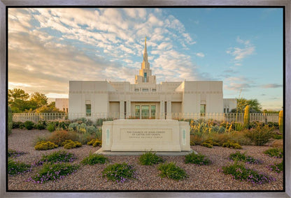 Phoenix Temple Golden Foundations Gallery Wrap