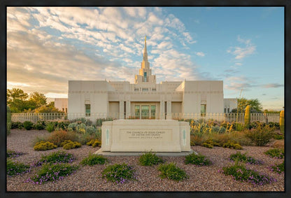 Phoenix Temple Golden Foundations Gallery Wrap