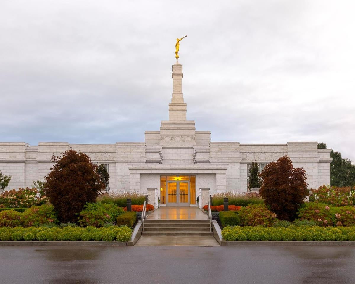 Detroit Temple After The Storm Gallery Wrap
