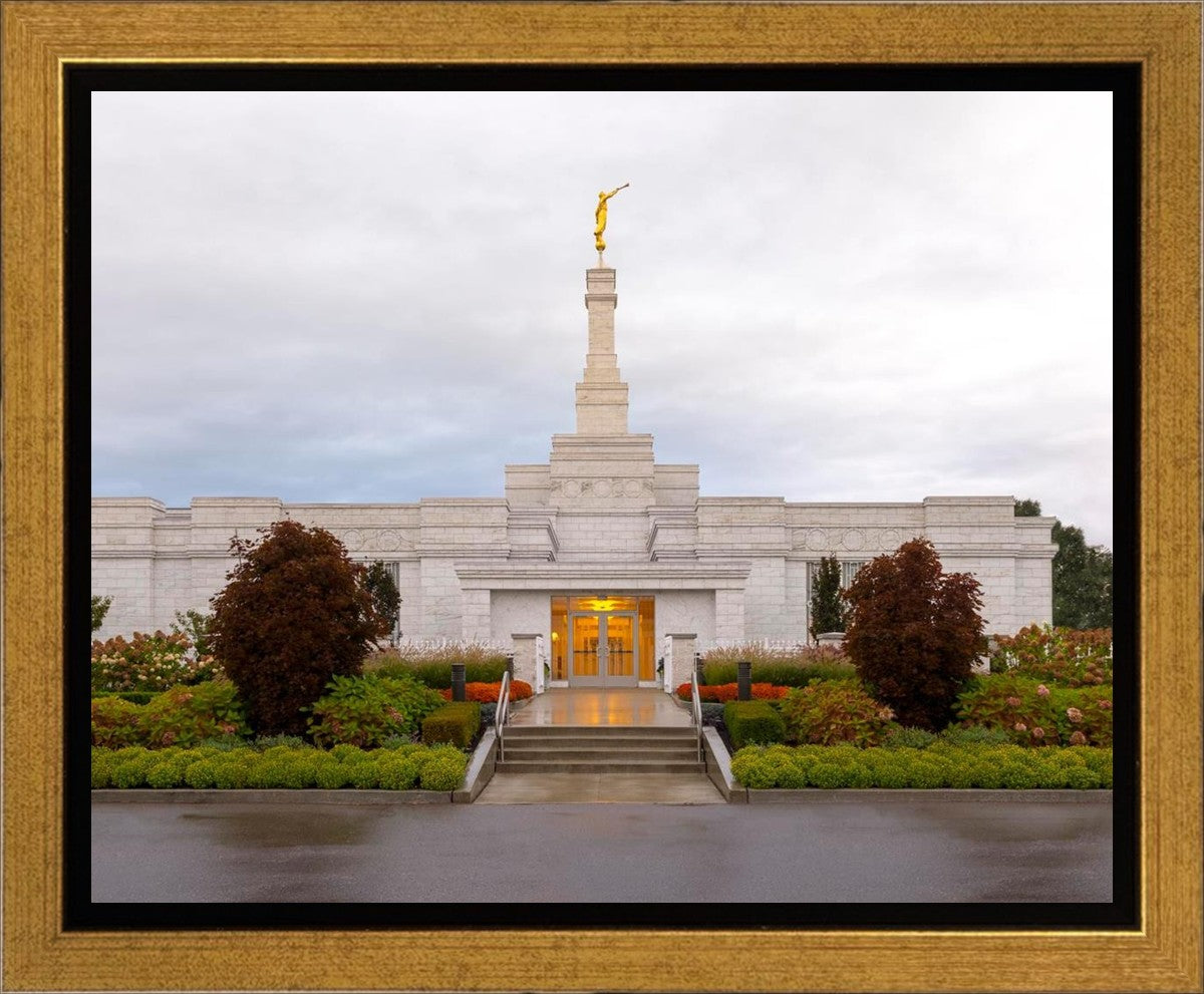 Detroit Temple After The Storm Gallery Wrap