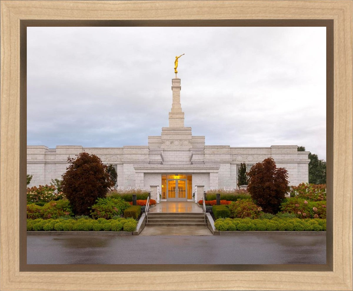 Detroit Temple After The Storm Gallery Wrap